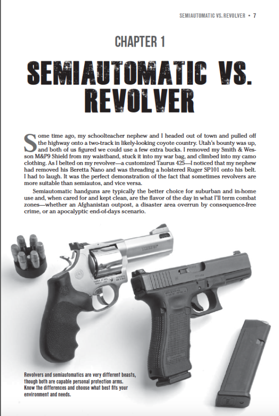 pistols revolvers comparisons
